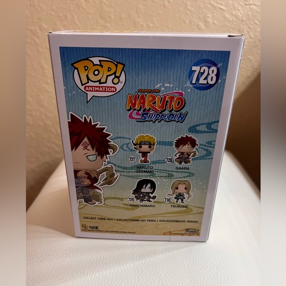 Funko Pop Animation: Naruto Shippuden 728 Metallic Gaara Vinyl Figure, New. - Picture 4 of 5